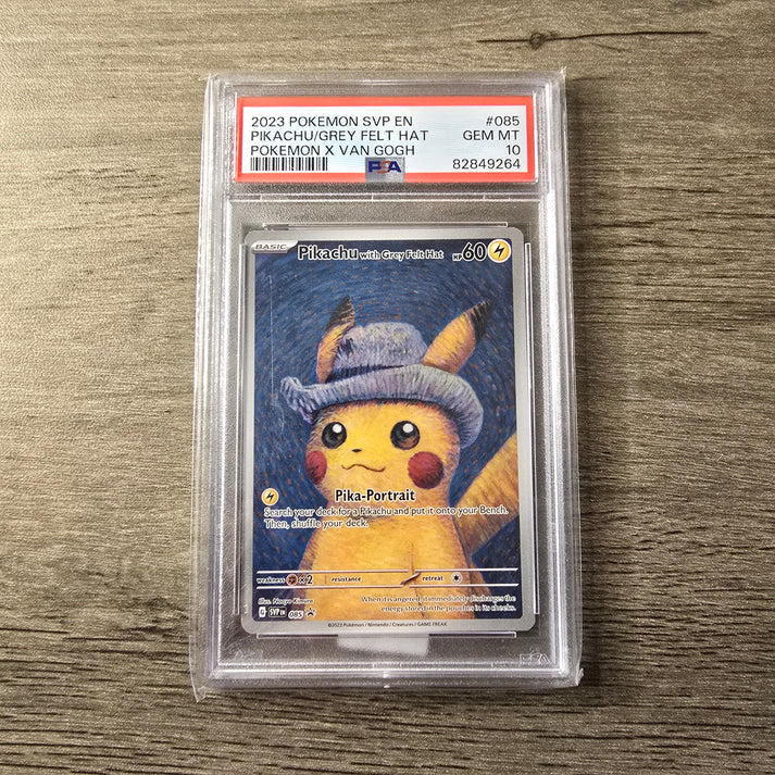 Pikachu Grey Felt Hat PSA 10 (Test)